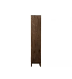 Regał KORTE 200 cm drewno mango brązowy