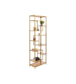 Regał LOFT 60 x 195 cm złoty