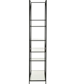 Regał metalowy Circle 180 cm czarny