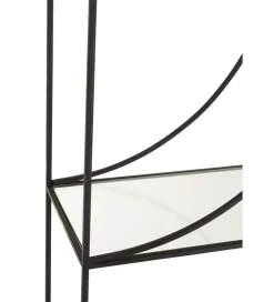 Regał metalowy Circle 180 cm czarny