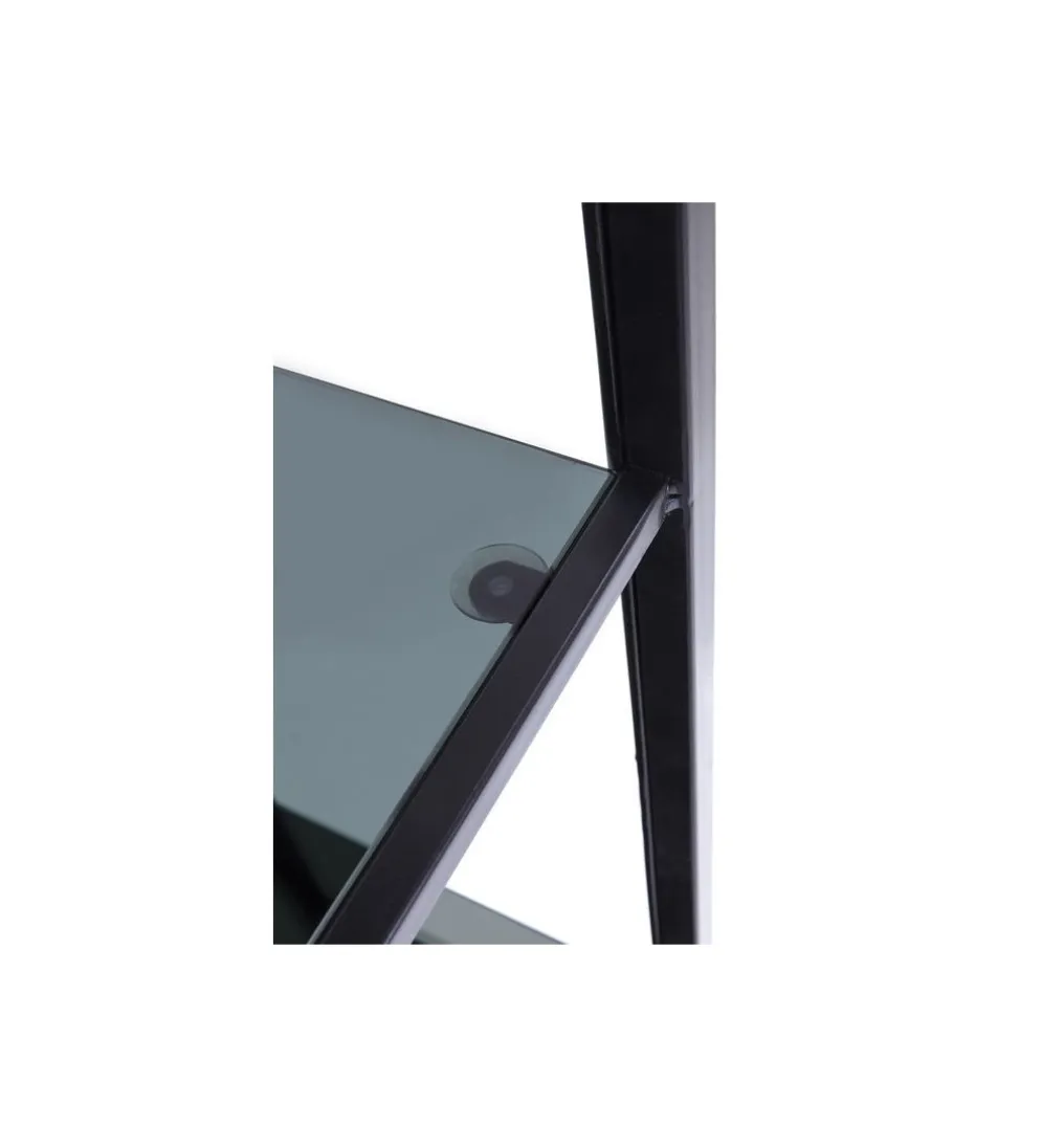 Regał metalowy Loft 195 cm x 115 cm czarny