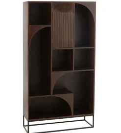 Regał MODE 168 cm drewno mango brązowy