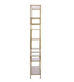 Regał REZINA 205 cm antyczny brąz