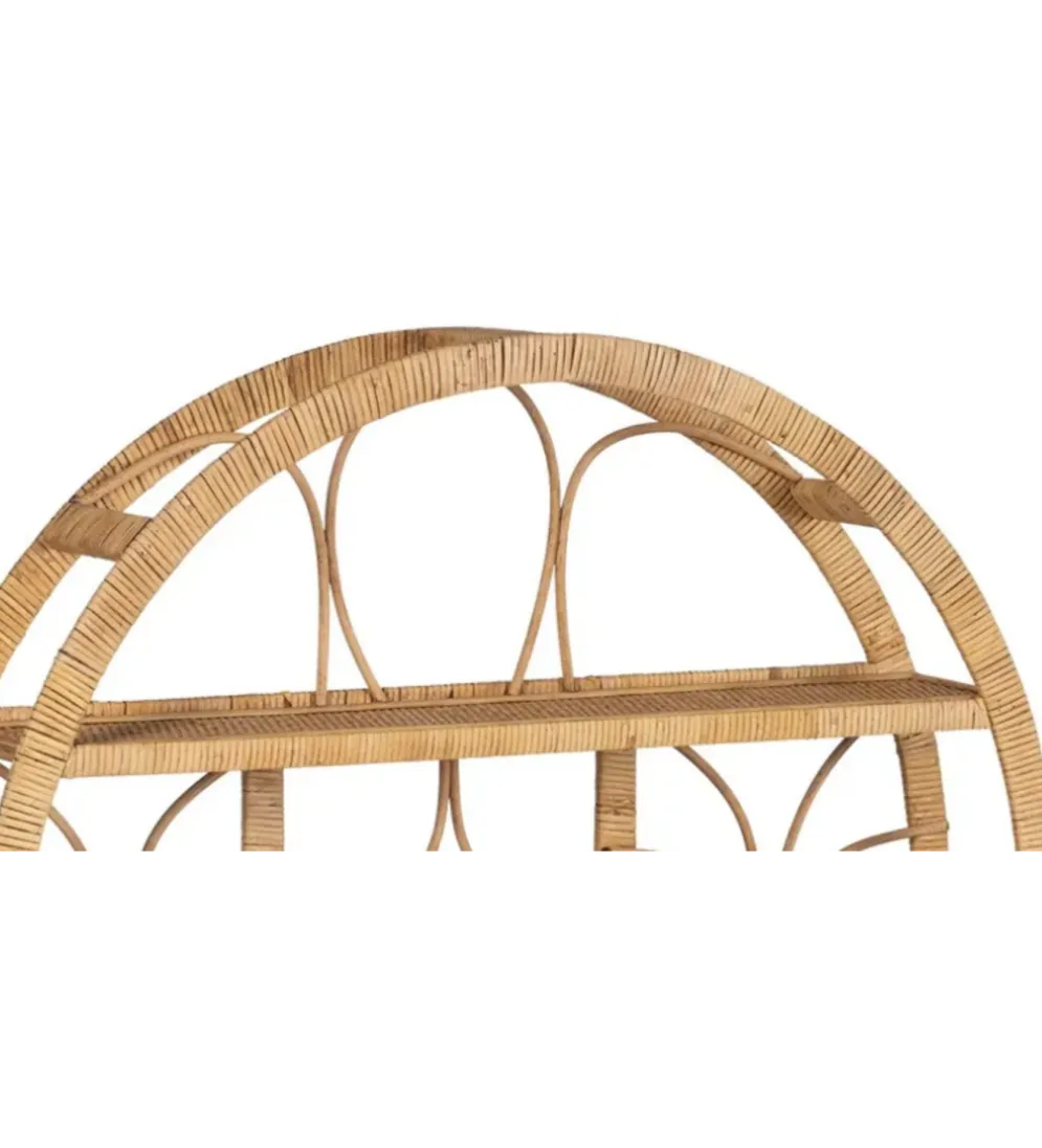 Regał TATUR 80 cm ratan naturalny