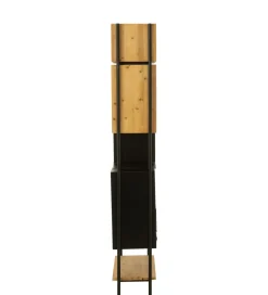 Regał TINA 65 cm x 185 cm drewno jodła czarny