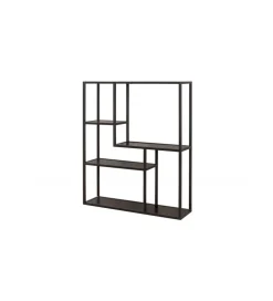 Regał wiszący FONTERA 75 cm czarny