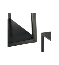 Regał WOLFRAM 185 cm metalowy czarny