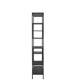 Regał YVANA 200 cm czarny matt