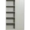 Regał z przesuwnymi drzwiami PINOKY 200 cm szary
