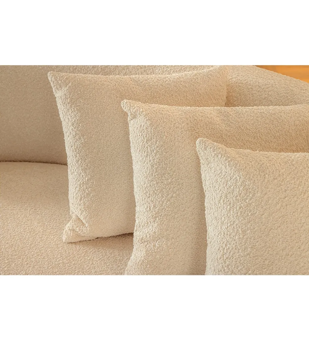 Sofa ATELIER 230 cm 3-osobowa bouclé beżowa