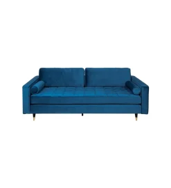 Sofa CANIS velvet 220 cm aqua velvet
