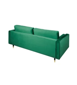 Sofa CANIS  velvet 220 cm szmaragdowo zielony aksamit