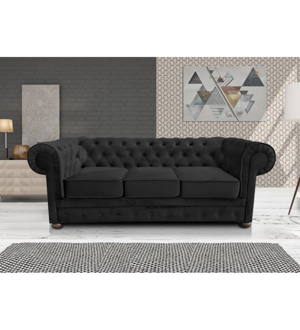 Sofa Chesterfield BAROZZI Modern Barock Clasic z funkcją spania