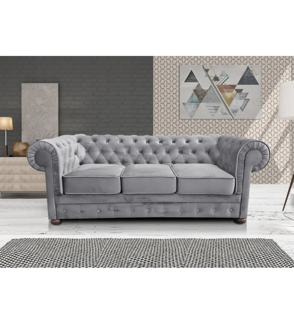 Sofa Chesterfield BAROZZI Modern Barock Clasic z funkcją spania