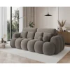 Sofa COTTONN 256 cm z funkcją spania popielaty tkanina royal 20