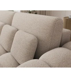 Sofa COTTONN 256 cm z funkcją spania kremowy tkanina royal 18