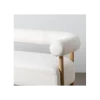 Sofa dwuosobowa ARO 143 cm beżowa