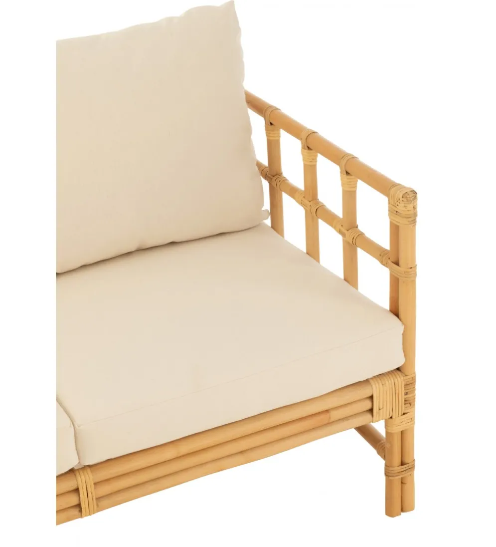 Sofa dwuosobowa ELISE 127 cm rattan
