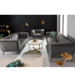 Sofa dwuosobowa Scarlett 165 cm szara