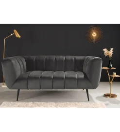 Sofa dwuosobowa Scarlett 165 cm szara