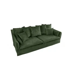 Sofa HEAVENLY Heaven 210 cm ciemnozielona
