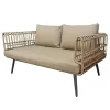 Sofa ogrodowa ARIKI 161 cm naturalna szara