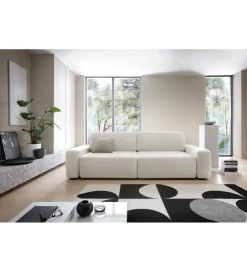 Sofa PULIA 238 cm z funkcją spania z pojemnikiem na pościel