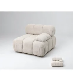Sofa ROYAL 295 cm XL ze zdejmowanym pokryciem bouclé szare