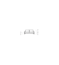 Sofa rozkładana GLOSSY 223 cm z funkcją spania