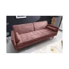 Sofa rozkładana MANILLA 196 cm różowa
