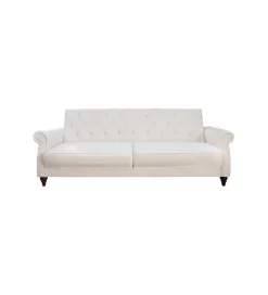 Sofa rozkładana RAYAN 220 cm kremowa