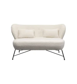 Sofa Snow 234 cm Bouclé biała