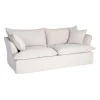 Sofa ZAPLASO 221 cm biała