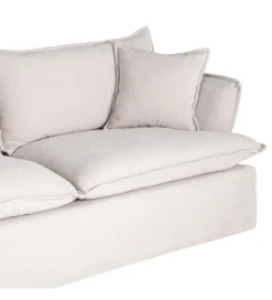 Sofa ZAPLASO 221 cm biała