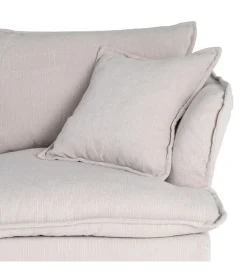 Sofa ZAPLASO 181 cm kremowa