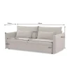 Sofa z funkcją spania APARTMENT 215 cm szara