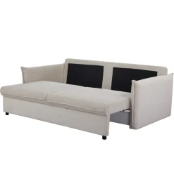Sofa z funkcją spania APARTMENT 215 cm cord beżowy