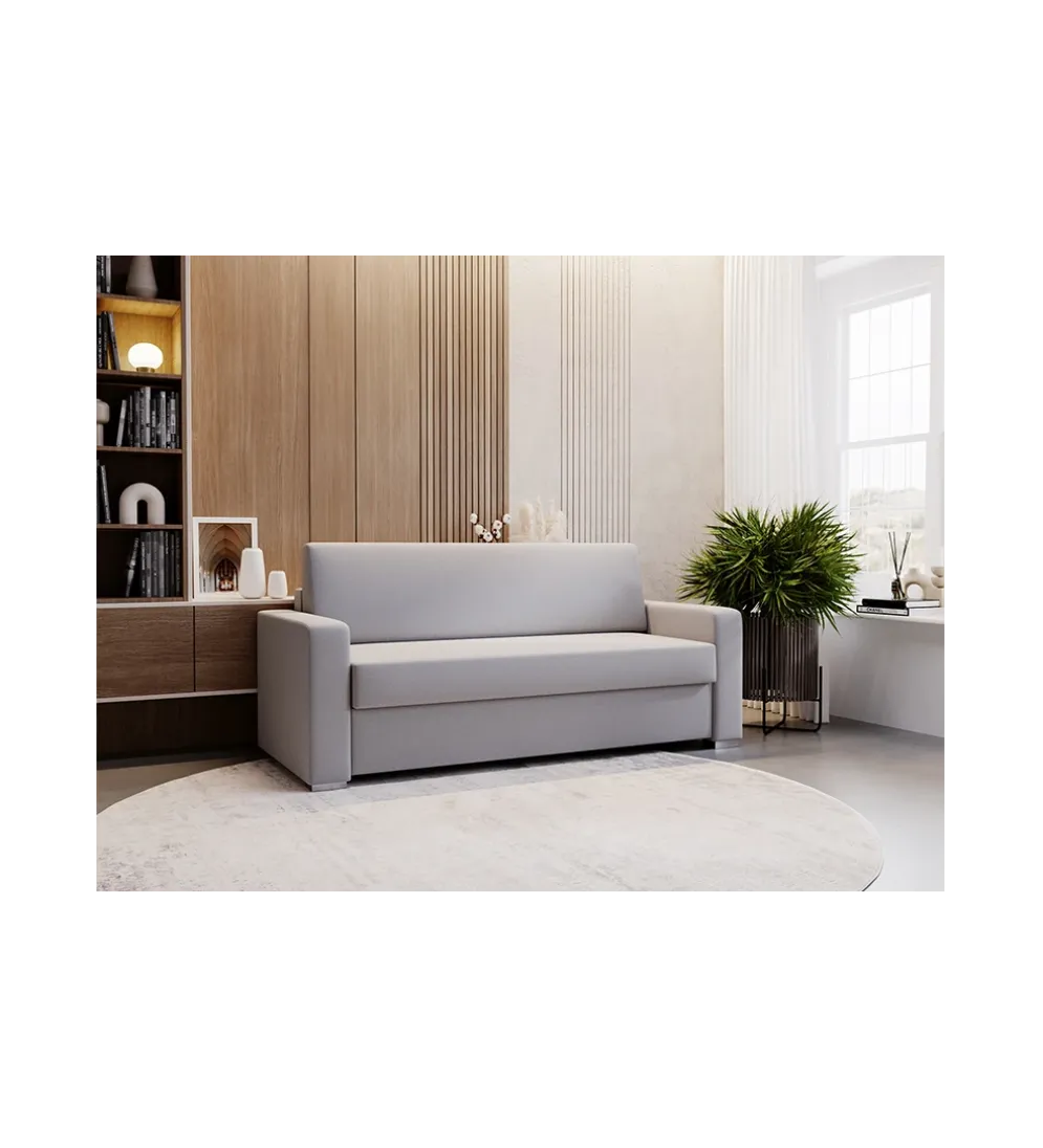 Sofa z włoskim stelażem SOUL ONE 218 cm z funkcją spania