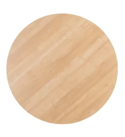Stół AGARA 100 cm biały naturalny blat