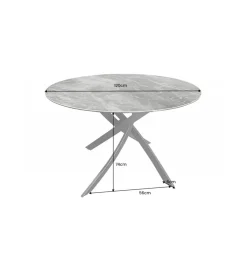 Stół ARKANSAS 120 cm ceramika