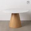 Stół ARPYK 120 cm naturalny blat ceramika