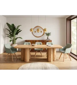 Stół ART DECO 240 cm drewno mango naturalny
