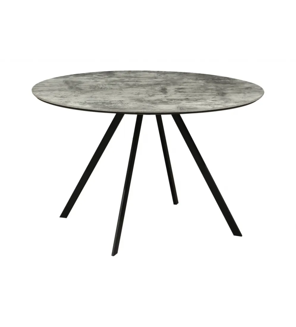 Stół ATELIER 120 cm kolor naturalnego kamienia szary