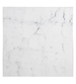 Stół AUESON 70 cm czarny blat w optyce marmuru