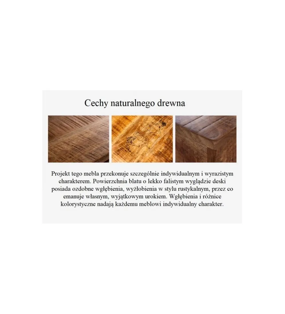 Stół Barracuda X 180 cm naturalny