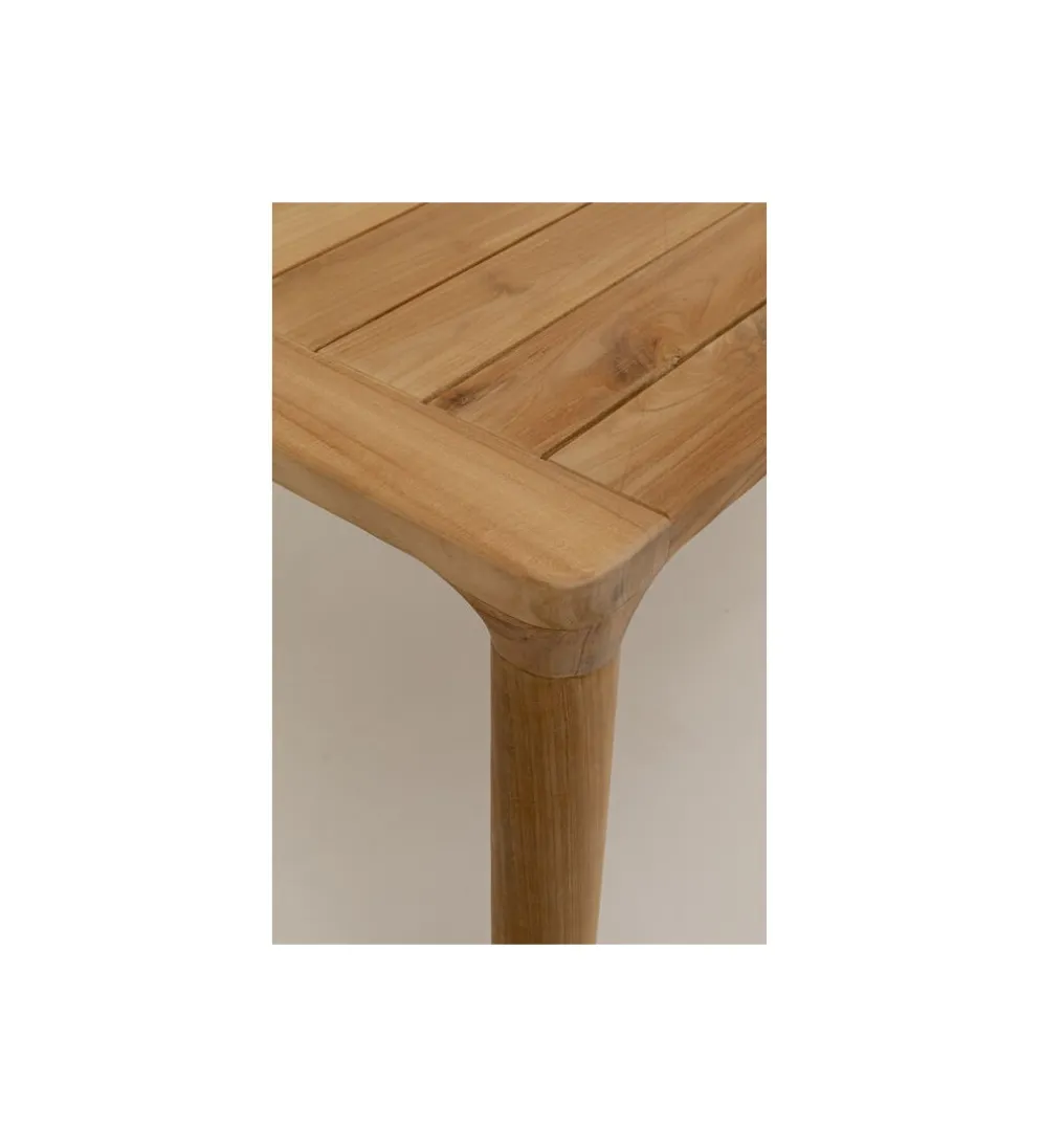 Stół Bella 180 x 90 cm drewno teak naturalny