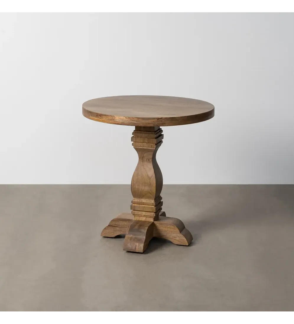Stół BENAM 65 cm drewno mango naturalny