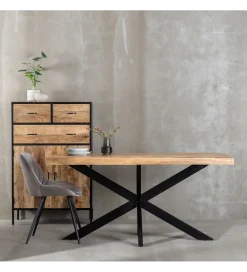 Stół BENRY 180 cm drewno mango naturalny
