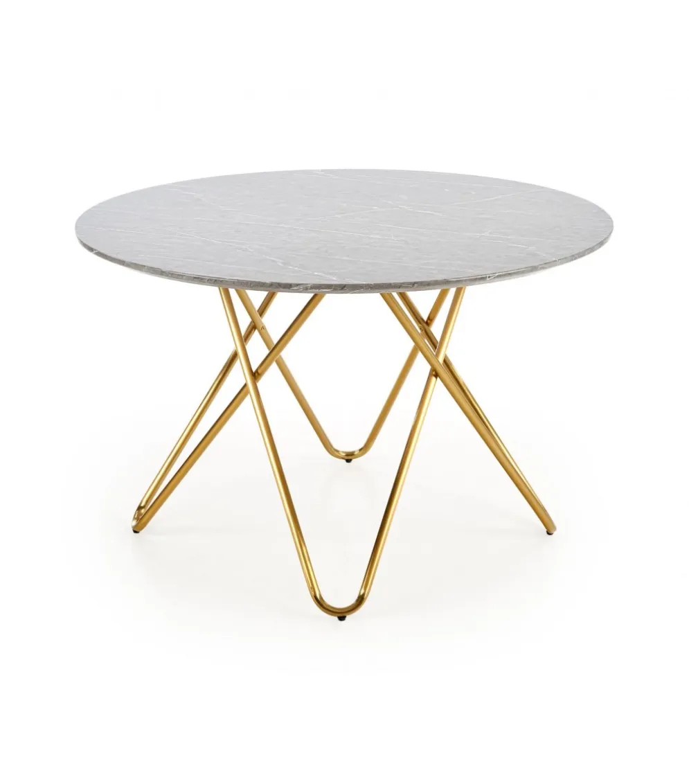 Stół Bonello 120 cm w optyce szarego marmuru
