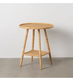 Stół BYMYS 60 cm ratan naturalny